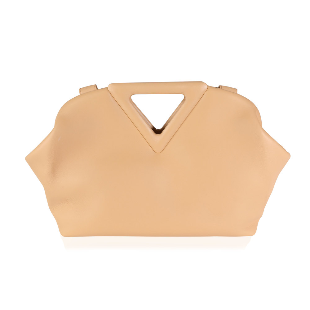 Bottega Veneta Almond Calfskin Leather Medium Point Bag - Picture 3 of 8